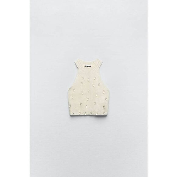CHENILLE CRYSTAL TOP ZARA  - Picture 5 of 11